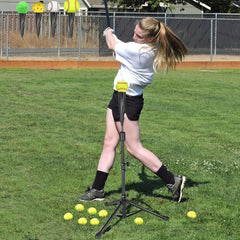 Adjustable Baseball Batting Tee With Carry Bag for Batting Practice
