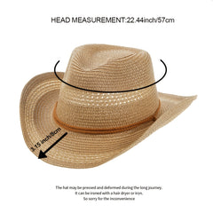 Spanish Straw Sun Hat Men Women Big Brim Outdoor Beach Foldable