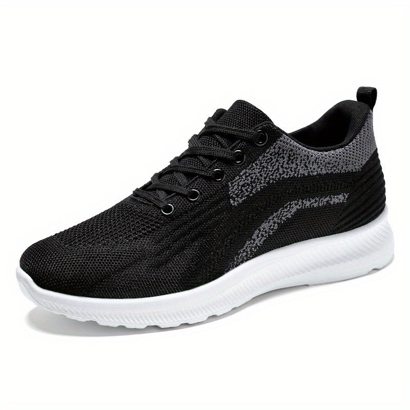 Thick Sole Mesh Running Shoes Lightweight Breathable Non Slip Casual Wear