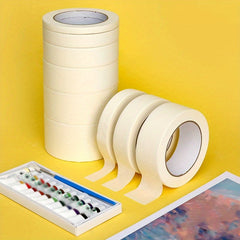 20m Long Paper Tape Renovation Spray Paint Masking Seam Hand Tear Separation