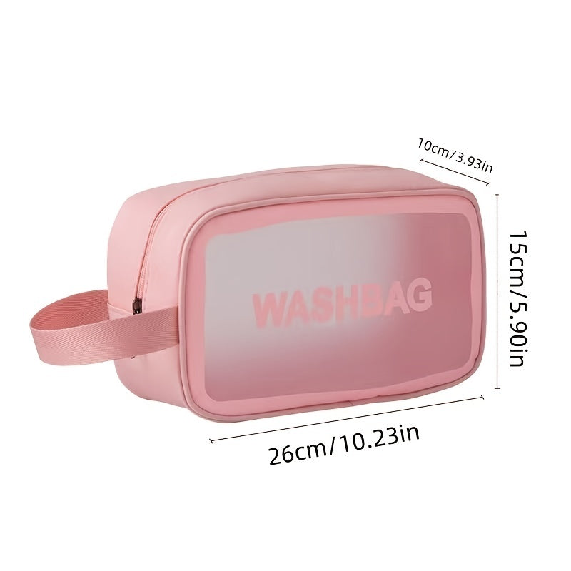 Waterproof Toiletry Bag with Handle Large Capacity Makeup Organizer