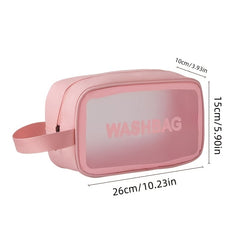 Waterproof Toiletry Bag with Handle Large Capacity Makeup Organizer