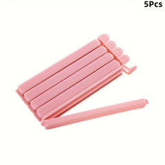 5pcs Plastic Sealing Clips Bag Clips Airtight Sealing Long Clips Kitche...