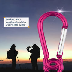 10pcs Aluminum Carabiner Outdoor Keychain Random Gourd Shape