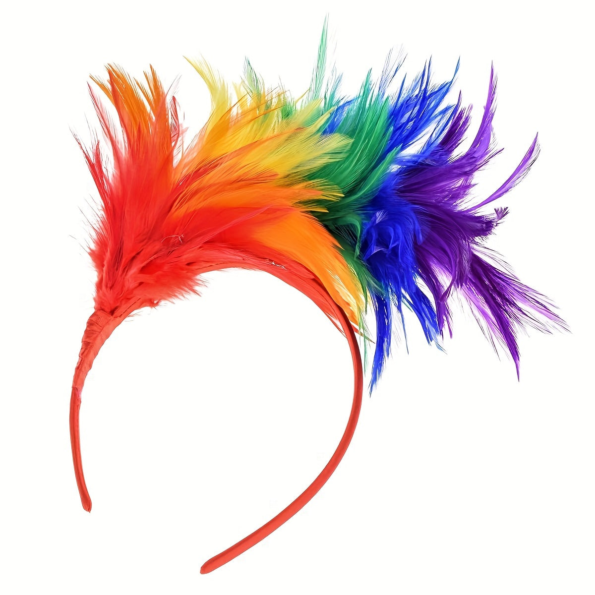 Faux Feather Headband Party Headdress Women's Hair Accessories
