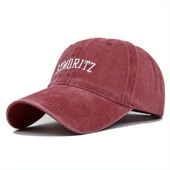 ST MORITZ Embroidered Baseball Cap Curved Brim Hat
