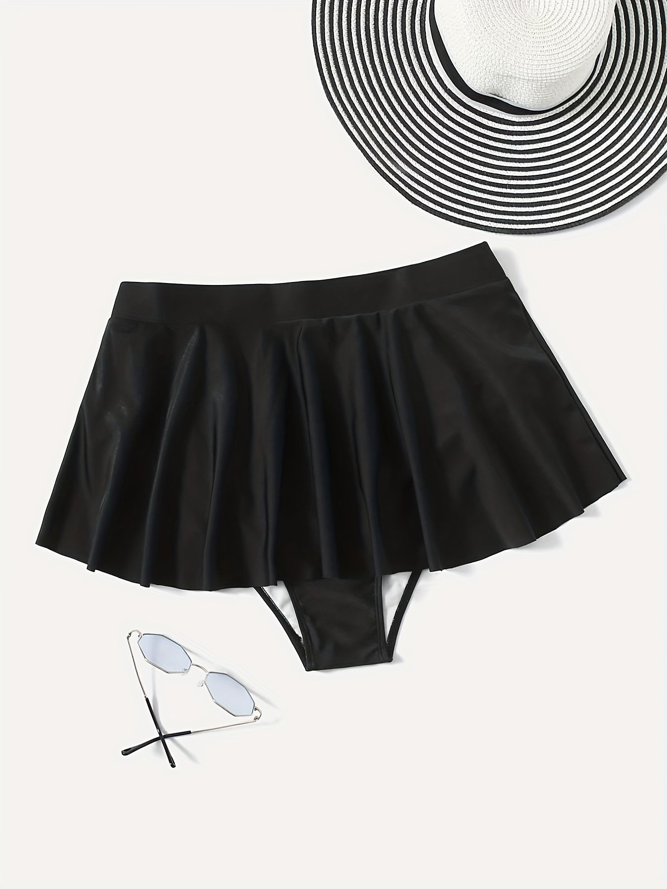 Vacay Bikini Skirt High Stretch Swimwear Skirt
