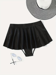 Vacay Bikini Skirt High Stretch Swimwear Skirt