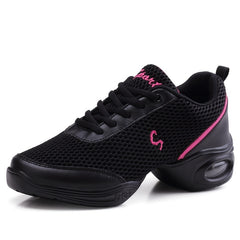 Arch Support Non Slip Dance Shoes Mesh Comfortable Air Cushion Shock Absorption