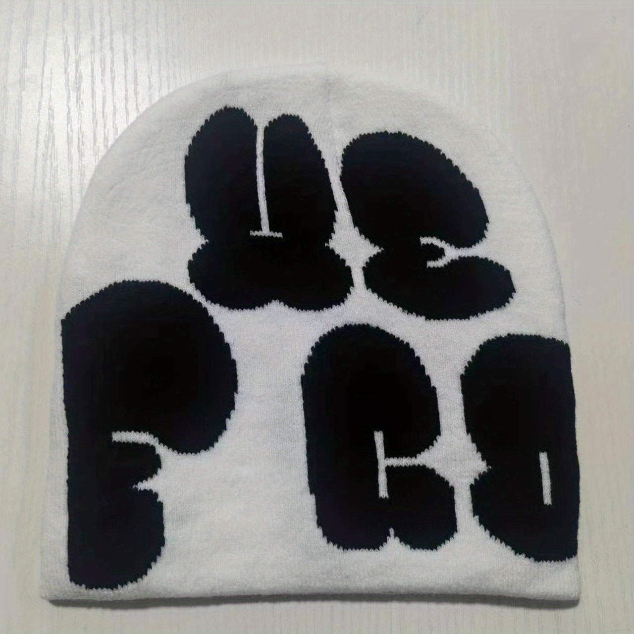 Y2K Knitted Beanie Hat for Men and Women