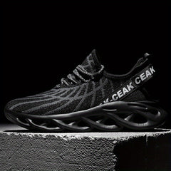 Men's Blade Sneakers Lace ups Odor Resistant Athletic Shoes