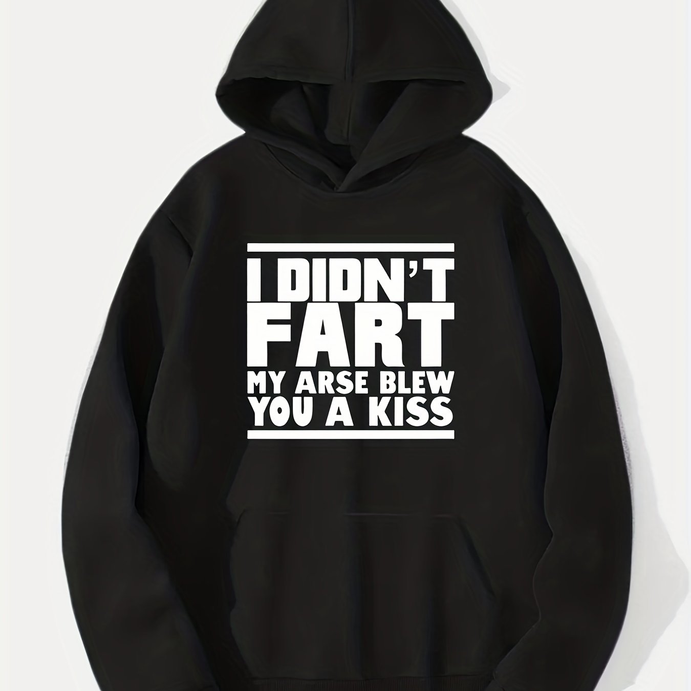 Funny Meme I Didn't Fart Print Hoodie Men's Winter Streetwear