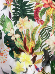 Floral & Leaf Print Men's Graphic T shirt Casual Comfy Tees Tshirts