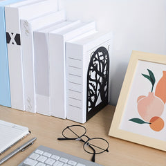 10pcs Tree Pattern Book Stands Metal Book Stand