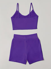 Women's Pajama Set Cami Top & Shorts