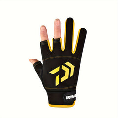 Unisex Fishing Gloves Anti-slip for Outdoor Sports Half-finger Gloves