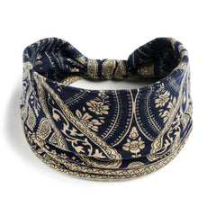 Paisley Print Boho Headband Hair Accessory