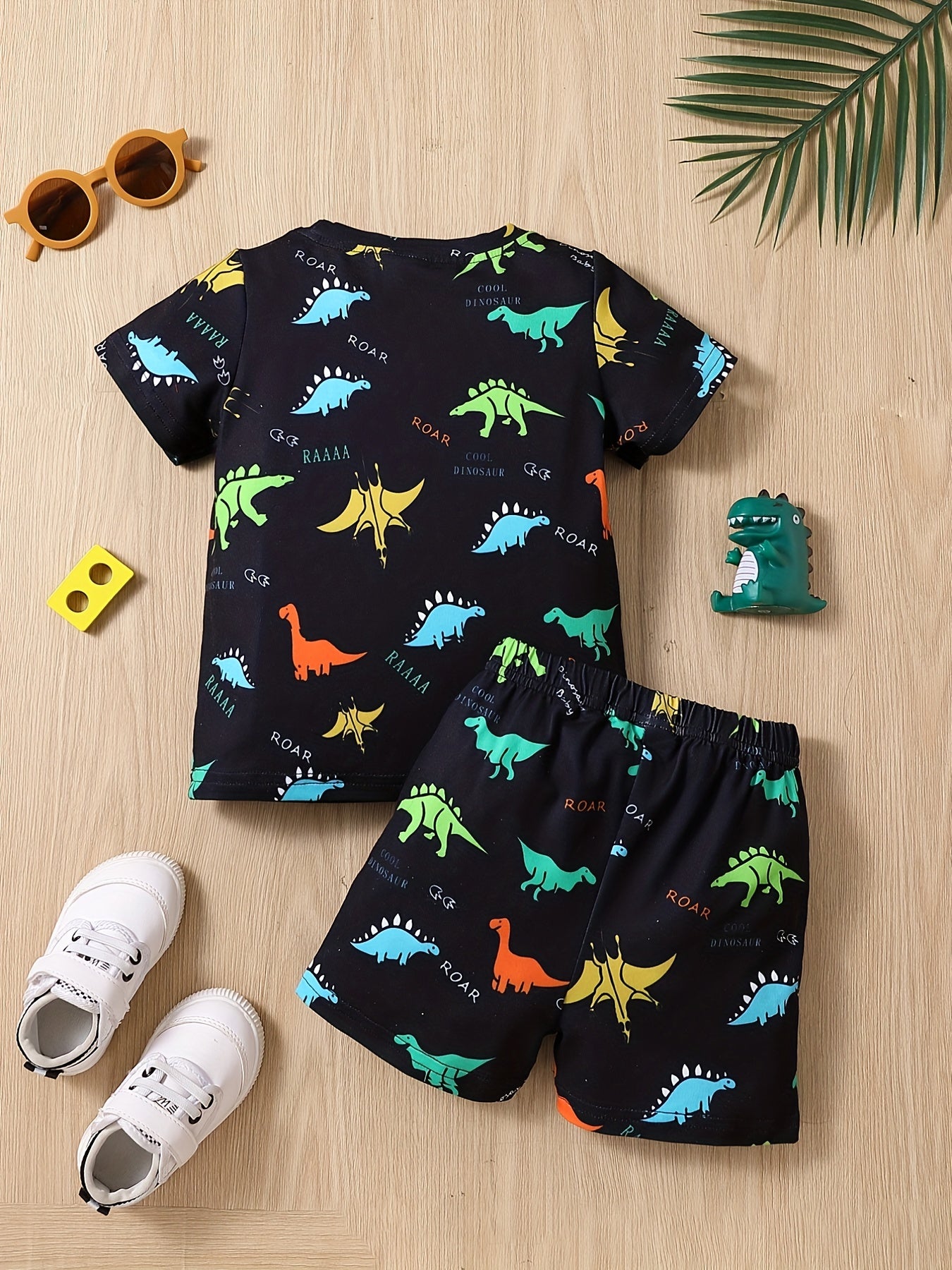 Baby Boys Suit Split T-shirt and Shorts Set