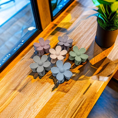 Girls Flowers Shaped Hair Clips Headwear Hair Accessories