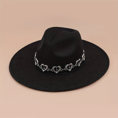 Boho Hatbands Cowboy Hat British Style Jazz Fedora Hats Men Women