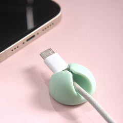 3pcs Desktop Data Cable Charging Cable Storage Organizer