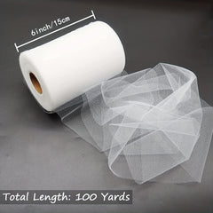 Tulle Fabric DIY Tutu Bow Dress Skirts Party Decoration 100 Yards
