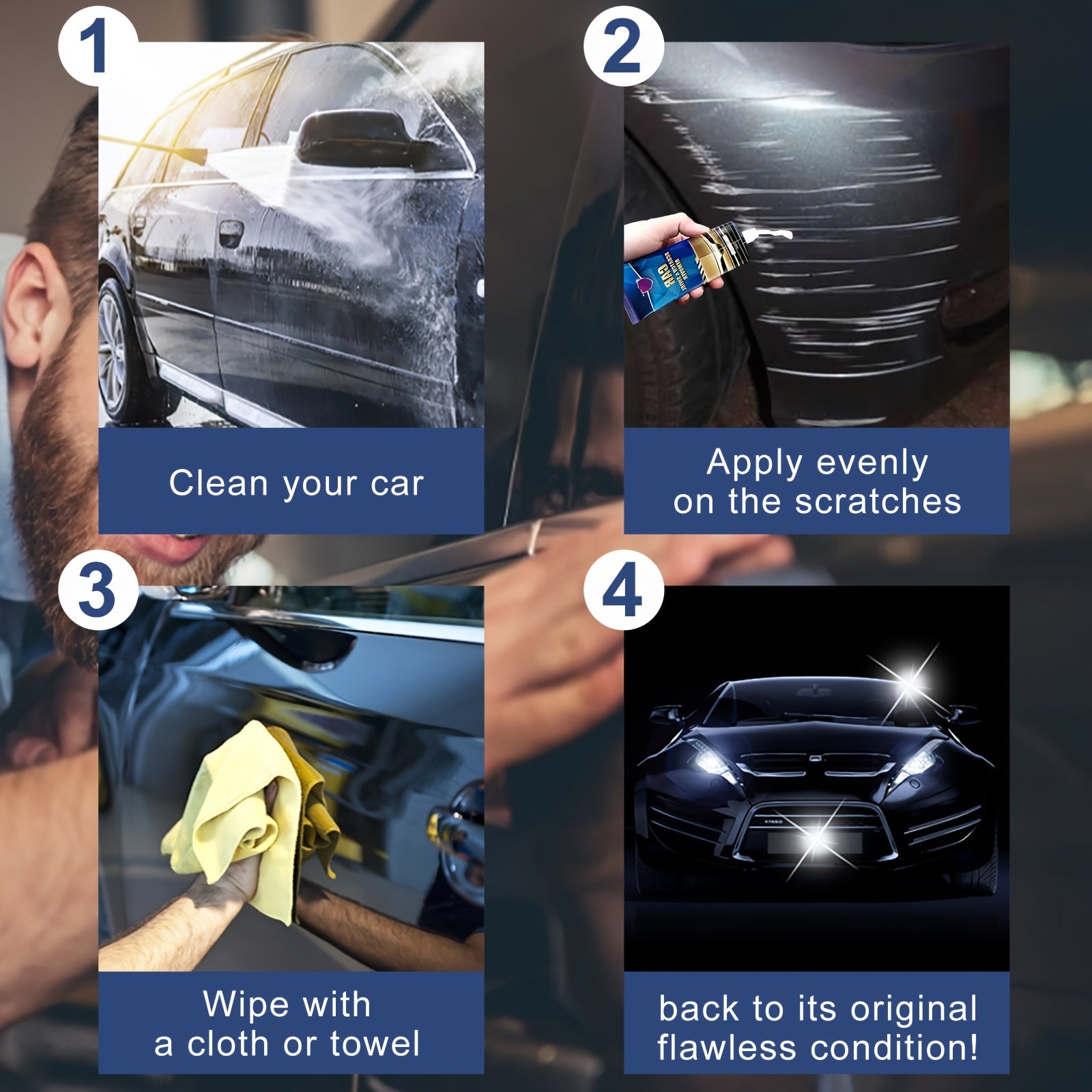 North Moon Car Scratch Repair Paste Paint Scratch Maintenance Repair Paint