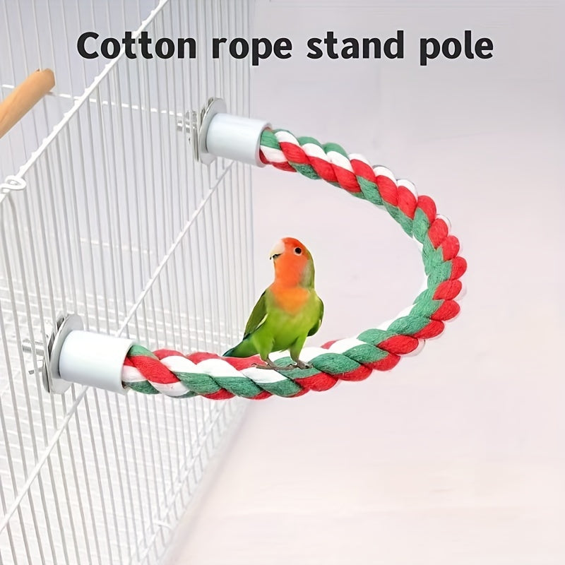 Durable Pet Stand Rope Parrot Chew Toy