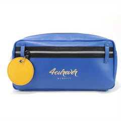 Casual PU Leather Sports Waist Bag for Outdoor Activities