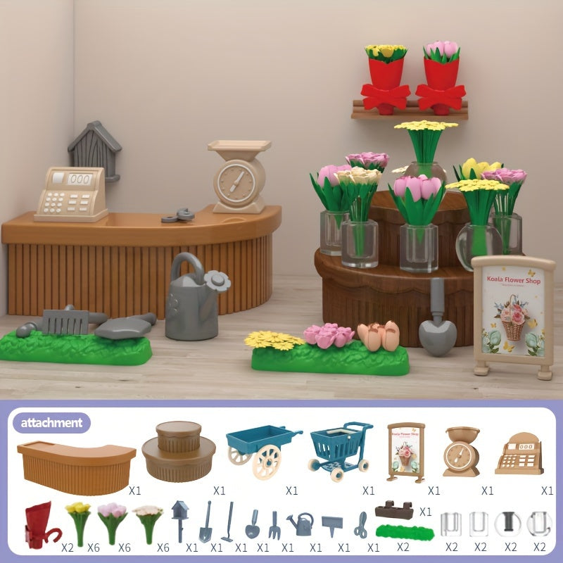 Dollhouse Mini Shop Accessories Set - Halloween Decoration Kit