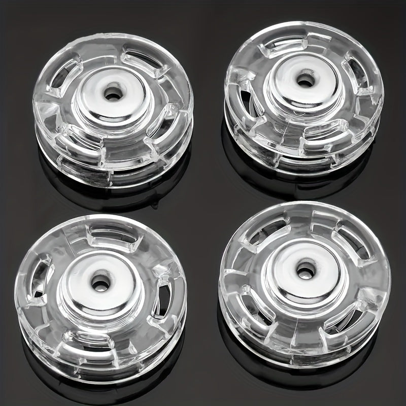 20 Pairs Transparent Invisible Plastic Buttons for Jackets Sweaters Shirts