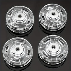 20 Pairs Transparent Invisible Plastic Buttons for Jackets Sweaters Shirts