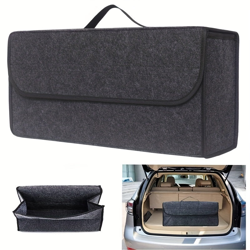 Car Storage Box Trunk Storage Bag Felt Foldable Car Storage Bag