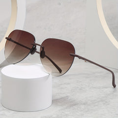 Ombre Rimless Sunglasses UV400 Sun Shades