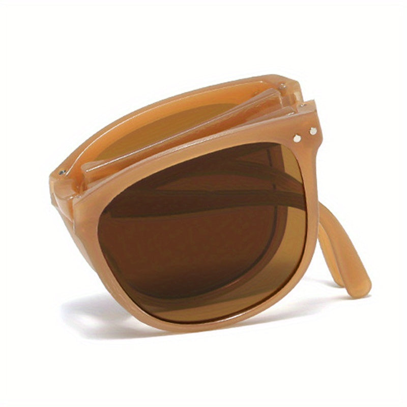 Foldable Sunglasses for Women Men UV400 Sun Shades Glasses