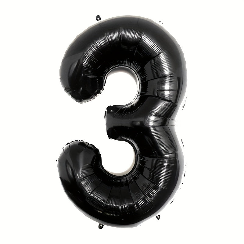 1pc 81 28 Cm Large Aluminum Foil Number Balloons