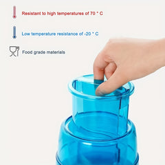 Manual Ice Shaver & Snow Cone Maker - Homemade Ice Crusher