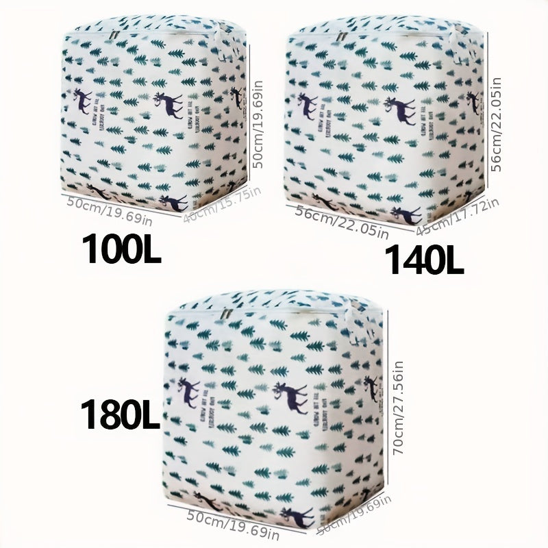 Large Storage Bag Zipper Moisture-proof Mildew-proof Quilt