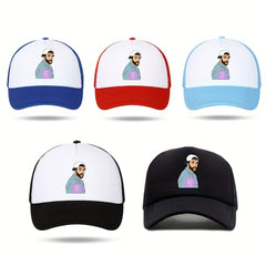 Men's Outdoor Baseball Cap Mountaineering Fishing Cap Dad Trucker Peaked Cap