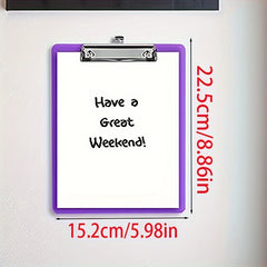 Plastic A5 Clipboard Combination with Low-key Clip