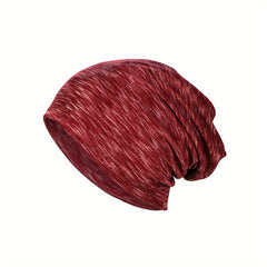 Striped Cotton Pullover Hat Beanie Hip Hop Street Dance Cap