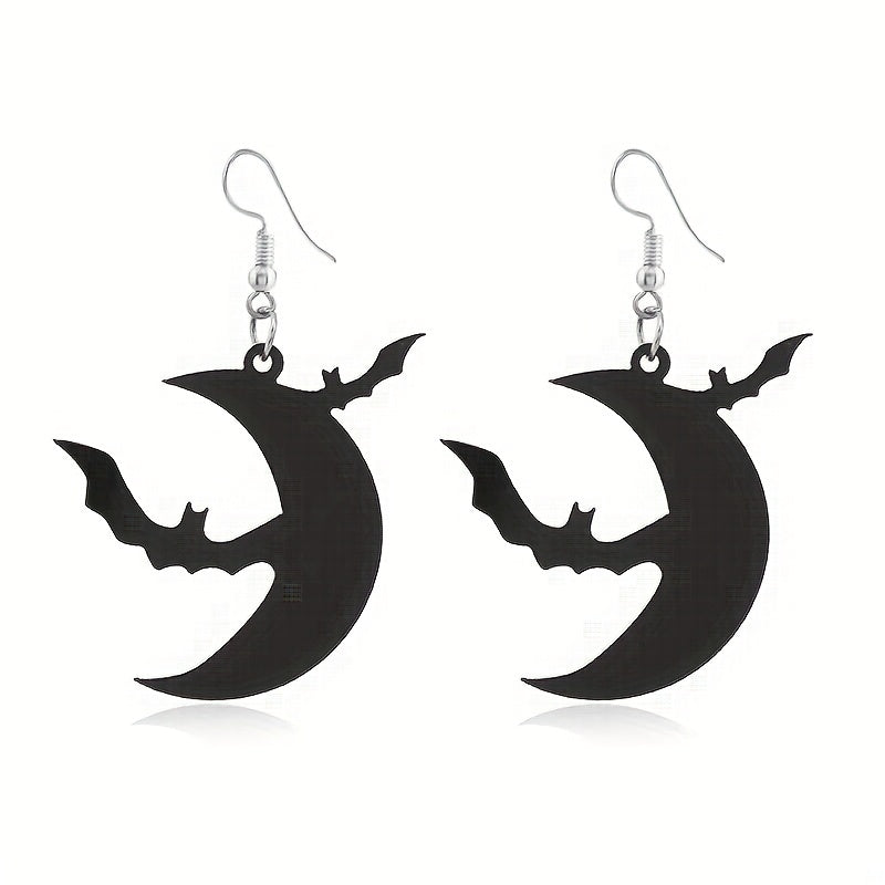 Halloween Skull Pumpkin Spider Earrings European American Gift