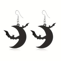 Halloween Skull Pumpkin Spider Earrings European American Gift