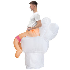 Holiday Party Halloween Toilet Spoof Funny Inflatable Clothes