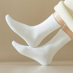 Comfy Warm Mid Tube Socks For Winter Women's Stockings & Hosiery