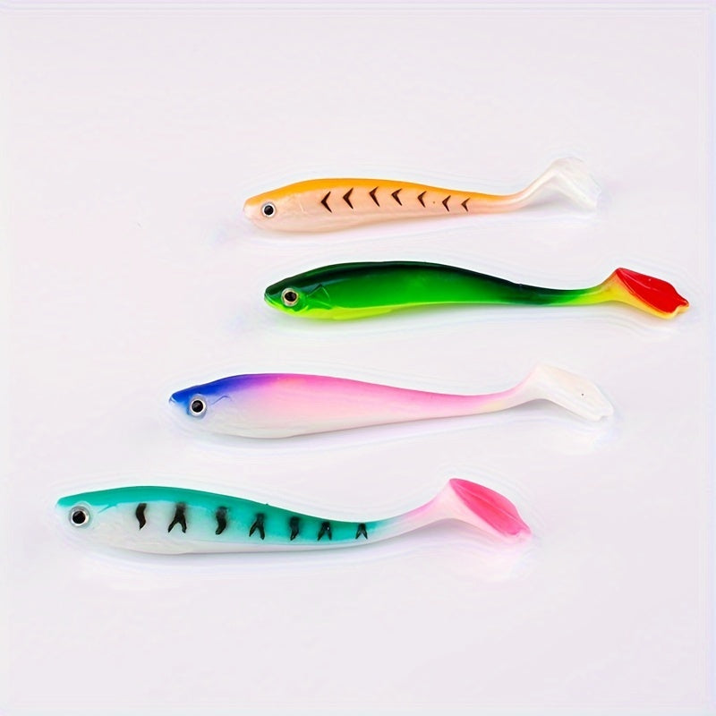 5pcs T Tail Soft Lure 9 5g Bionic Bait for Fishing