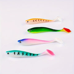 5pcs T Tail Soft Lure 9 5g Bionic Bait for Fishing