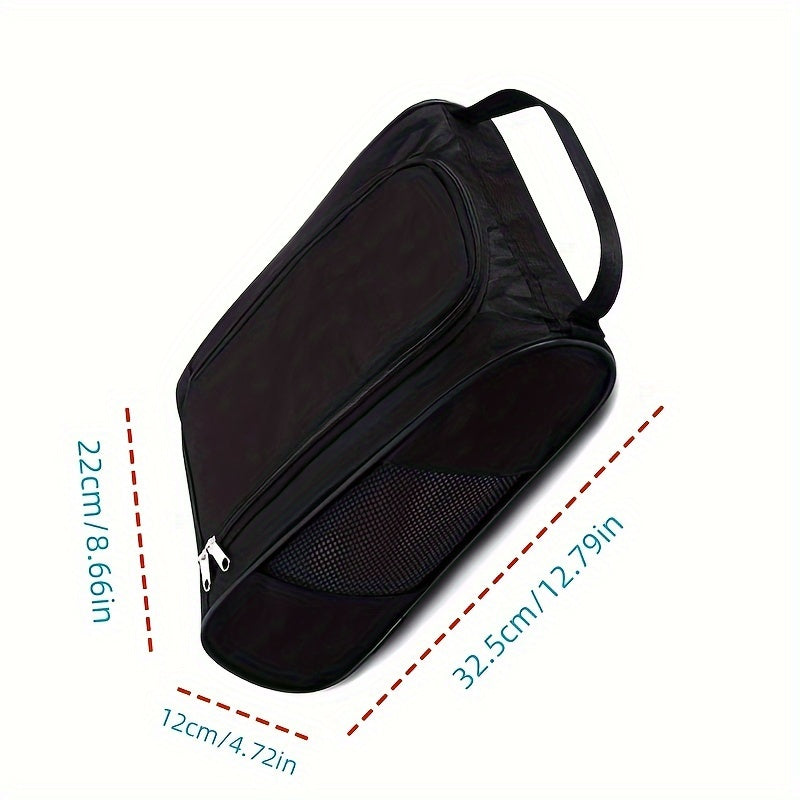 Large Golf Shoe Bag Breathable Portable Zipper Outdoor Sports Shoes Storage Bag