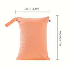 Elinfant Solid Wet Dry Bag Waterproof Portable Diaper Bag
