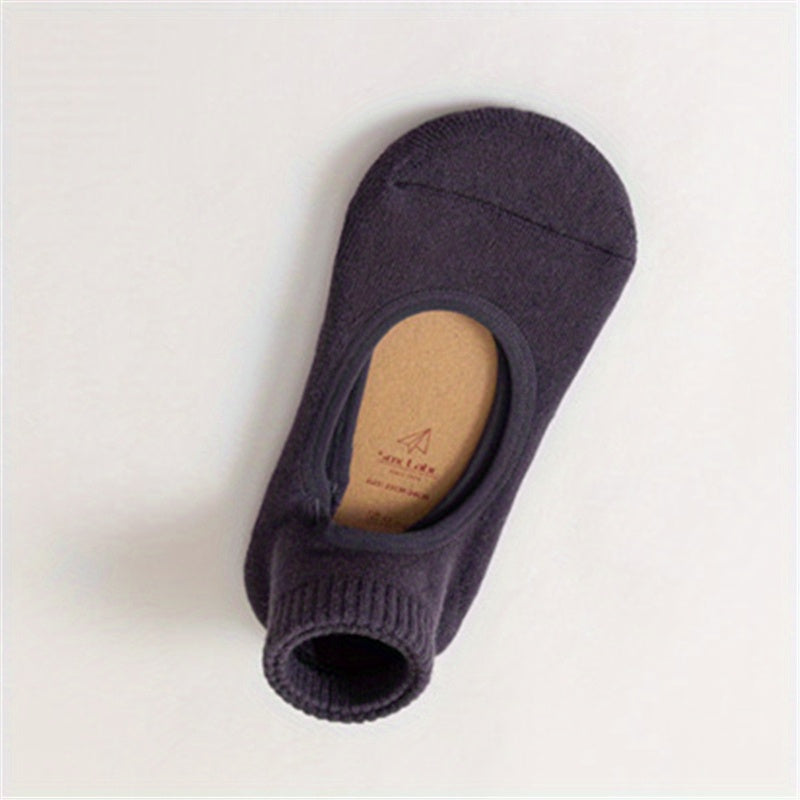 Non Slip Yoga Socks Shock Absorption Low Cut Grippers
